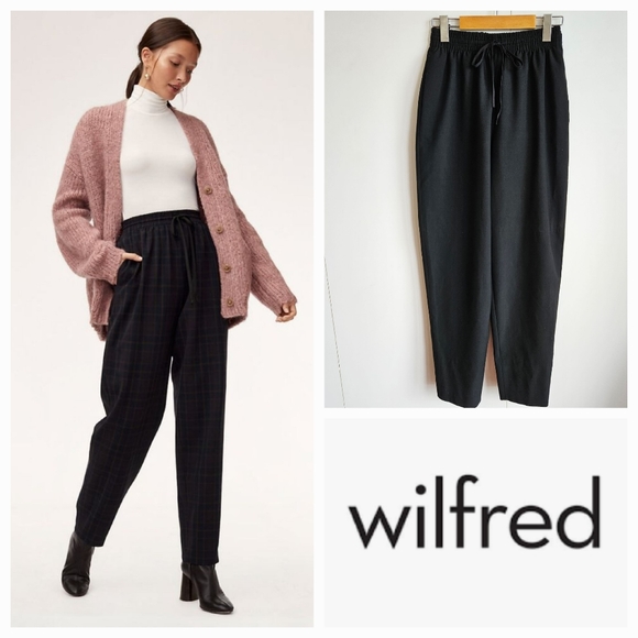 Wilfred Pants - WILFRED XS Soleste Pant Black Size XS ARITZIA